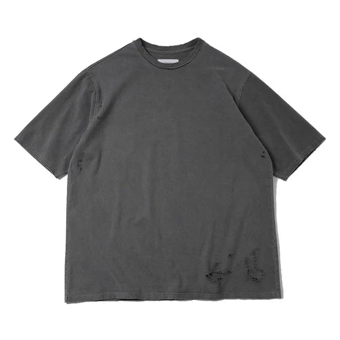 marka 25SS CREW NECK DAMADED TEE ORGANIC COTTON